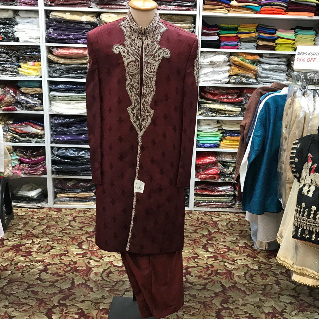 Sherwani Shalwar Suit Size 46 - Mirage Sari Center