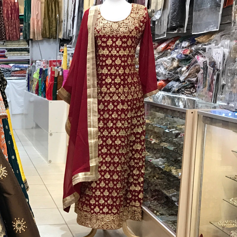 ANARKALI CHURIDAR SCARF SIZE 42