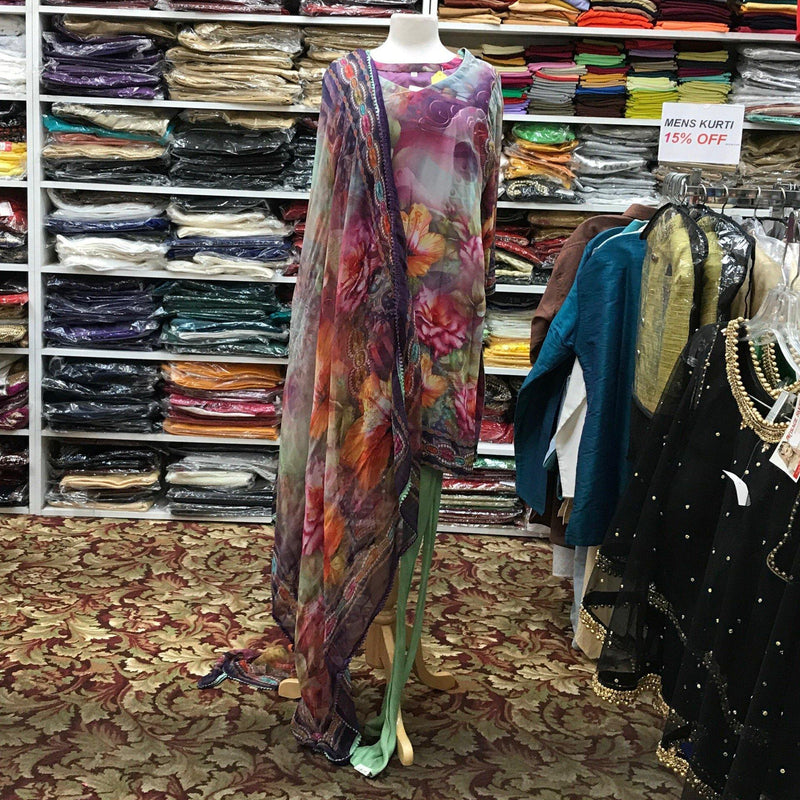 Kurta Churidar Dupatta Size 38 - Mirage Sari Center