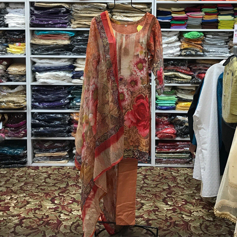 Kurta Churidar Dupatta Size 36 - Mirage Sari Center