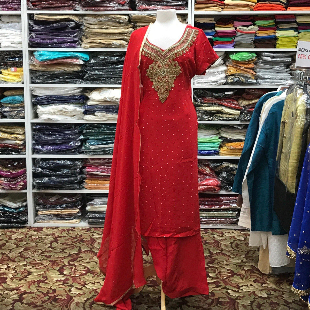 Kurta Shalwar Dupatta Size 44 - Mirage Sari Center