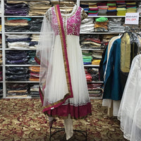 Anarkali Churidar Dupatta Size 38 - Mirage Sari Center