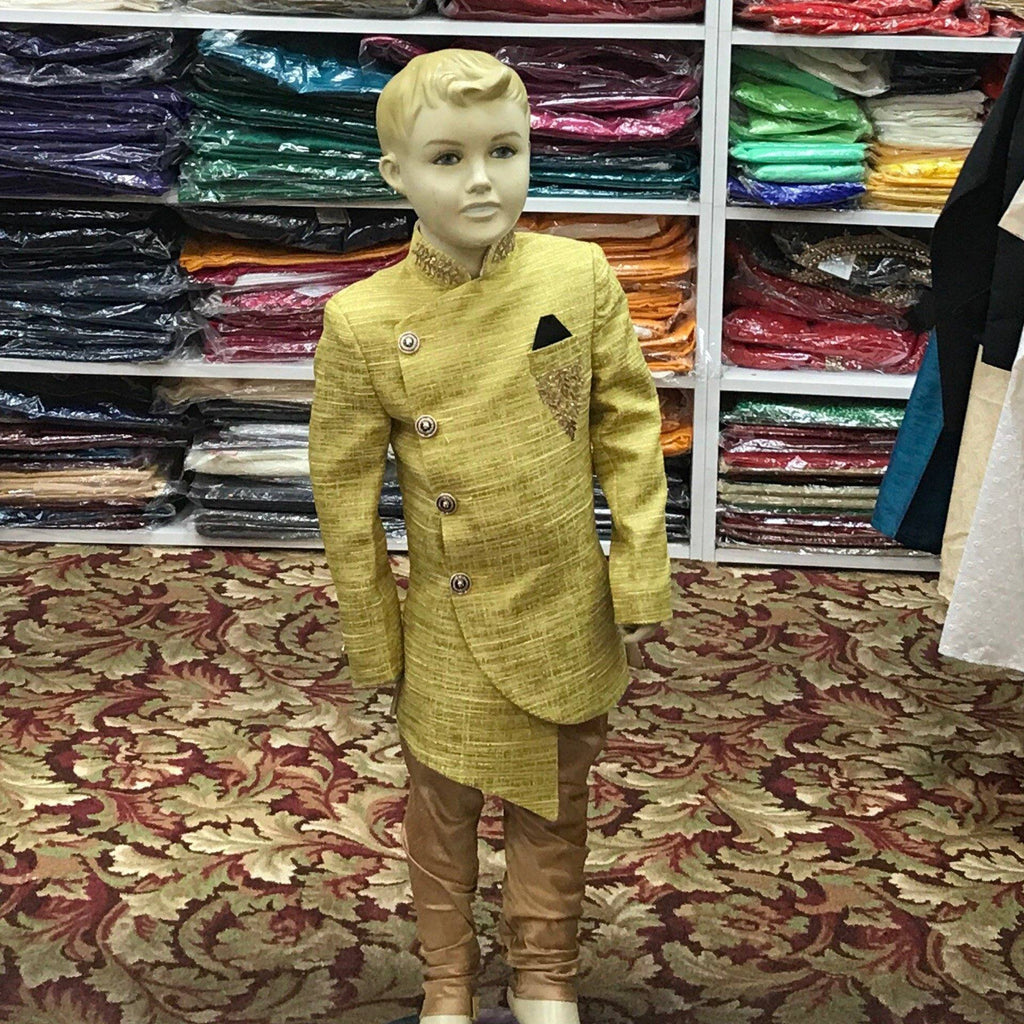 BOYS SHERWANI PAJAMA SIZE 14 - Mirage Sarees