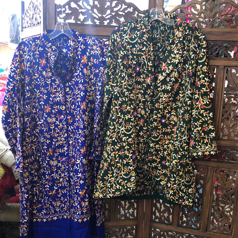 Kashmiri shawl jacket - Mirage Sarees
