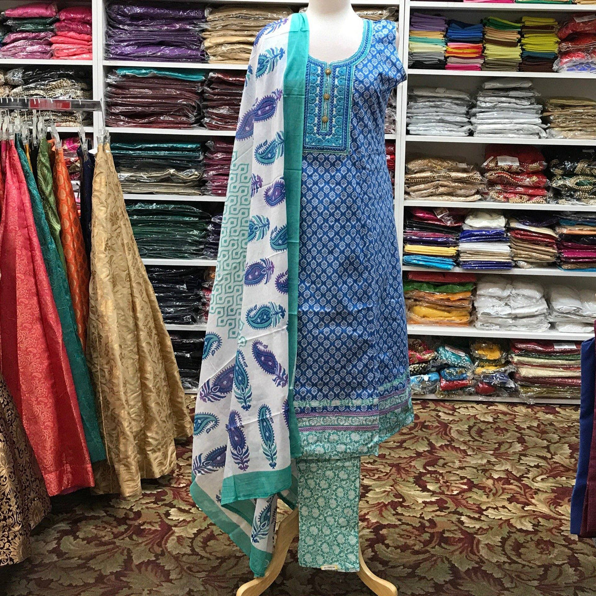 KURTA CHURIDAR DUPATTA SIZE 42 - Mirage Sarees