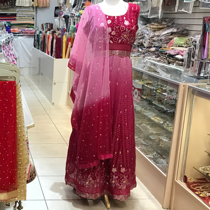 ANARKALI GOWN SCARF, SIZE 44