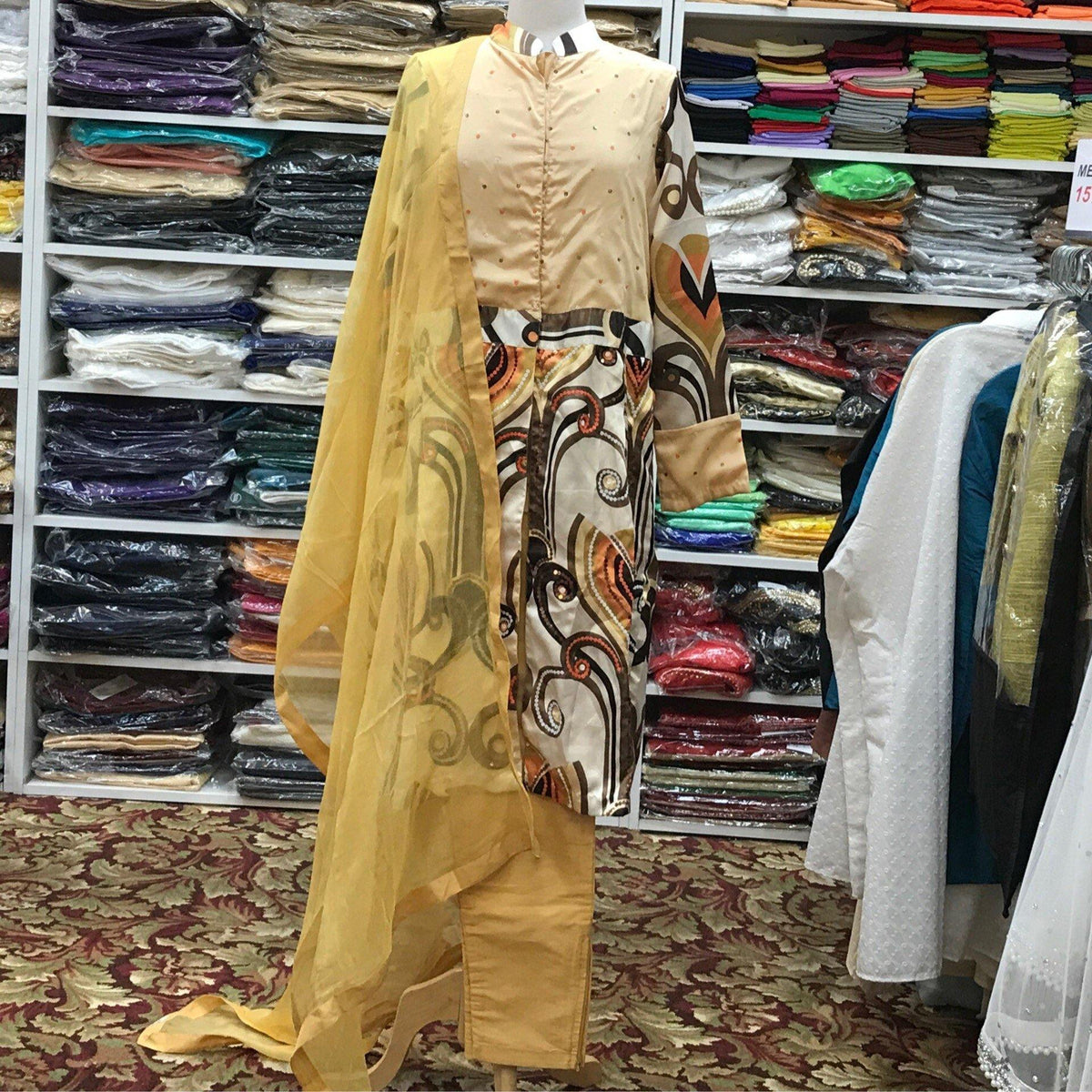 Kurta Pants Dupatta Size 38 - Mirage Sari Center