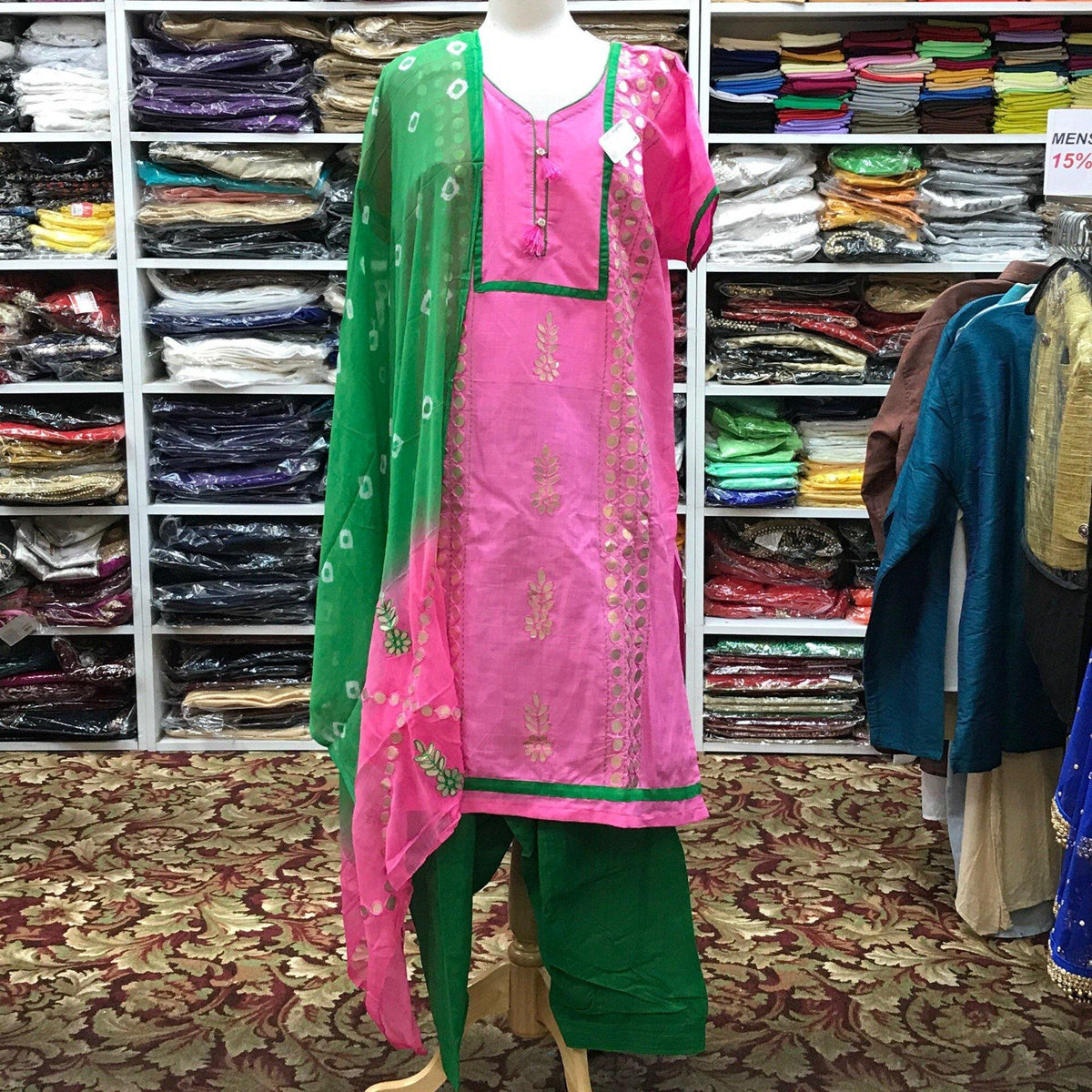 Kurta Shalwar Dupatta Size 52 - Mirage Sari Center