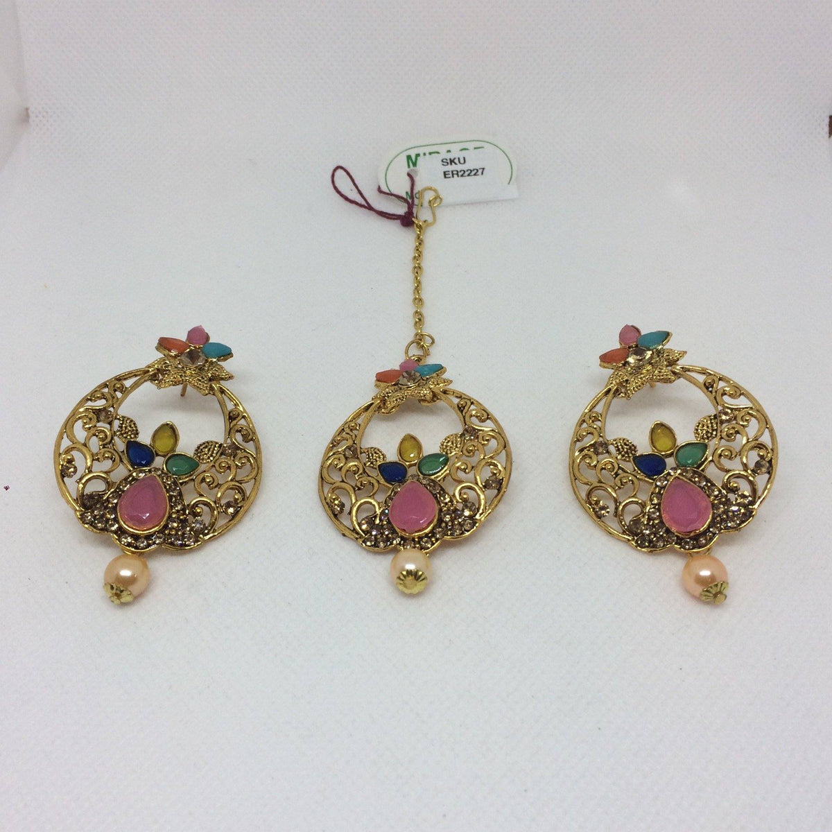 Earrings Tikka - Mirage Sarees