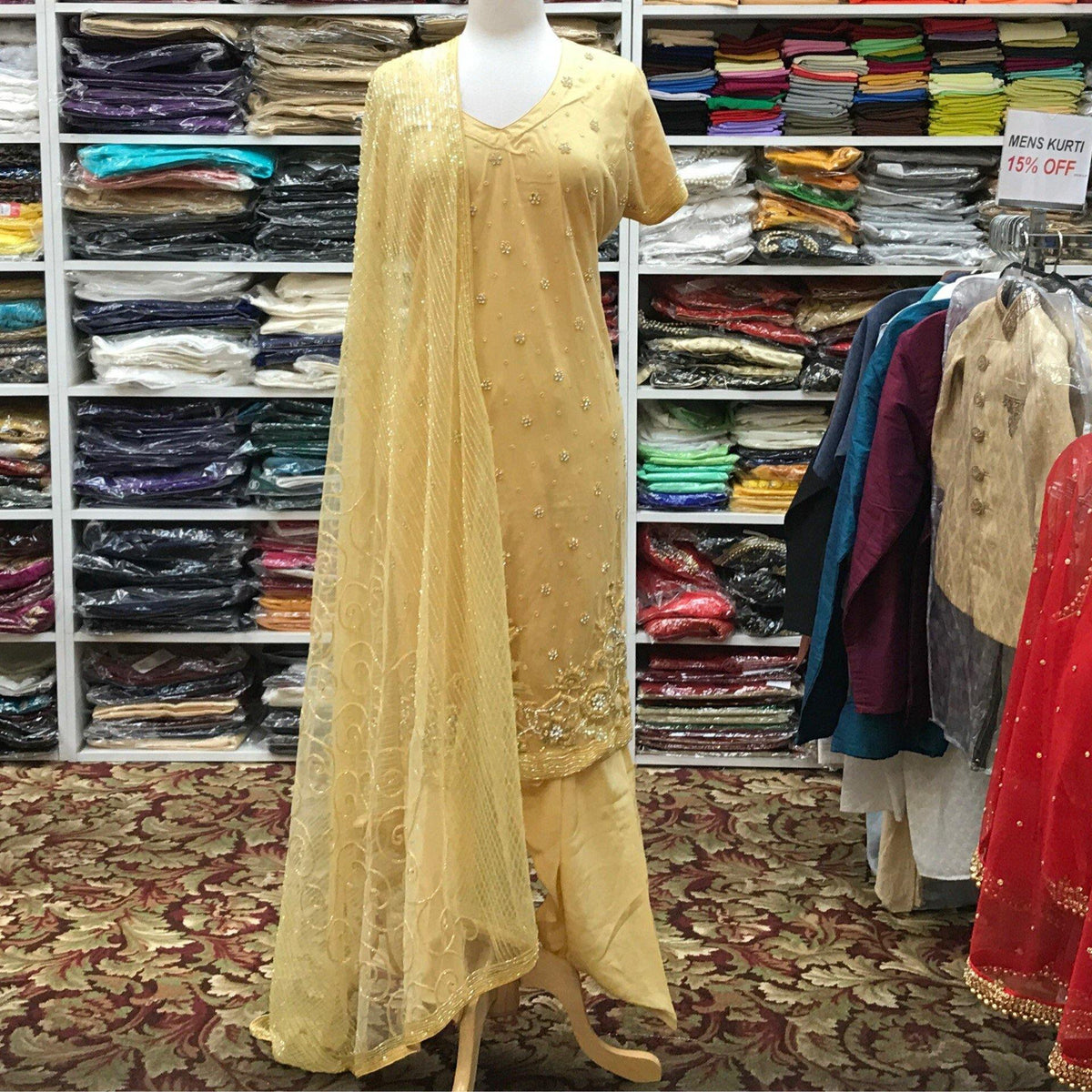 Kurta Shalwar Dupatta Size 48 - Mirage Sari Center
