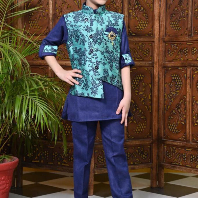 KURTA TROSER\VEST BOYS SIIZE 2