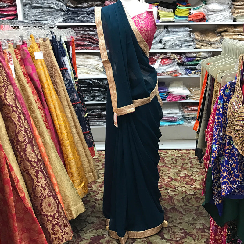 SAREE W/READY BLOUSE