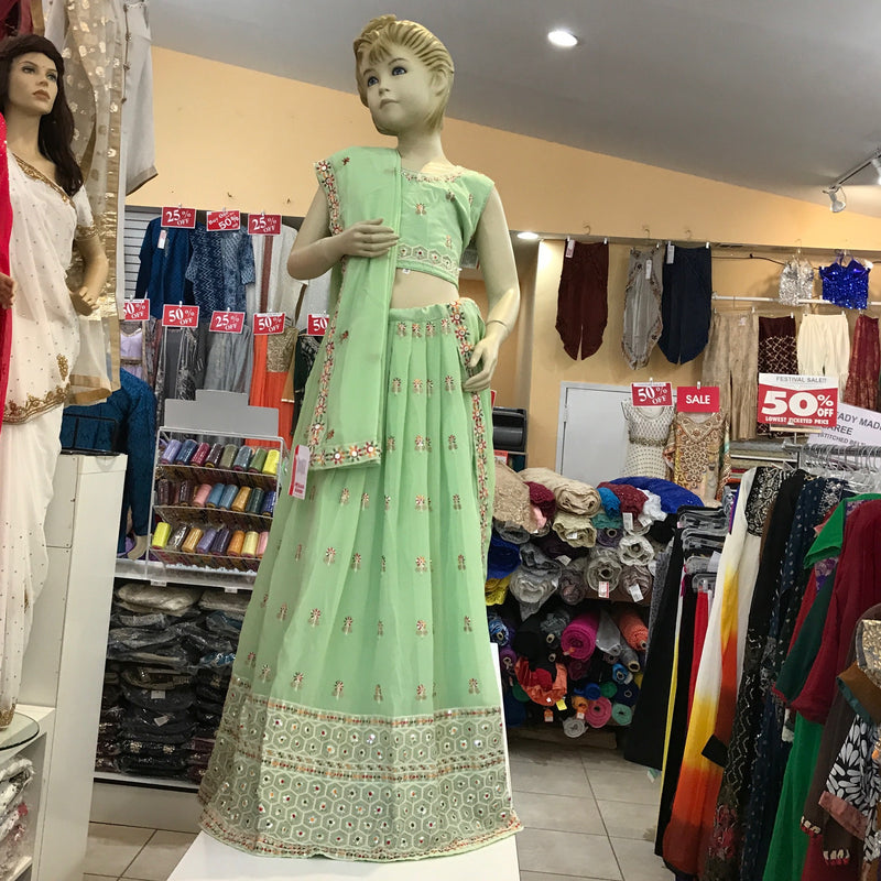 LEHENGA CHOLI SCARF SIZE 24 CHILDREN