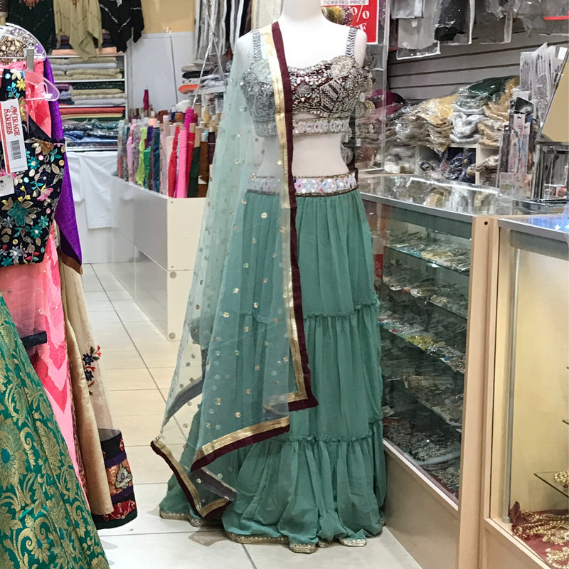 LEHENGA CHOLI SCARF, SIZE 38