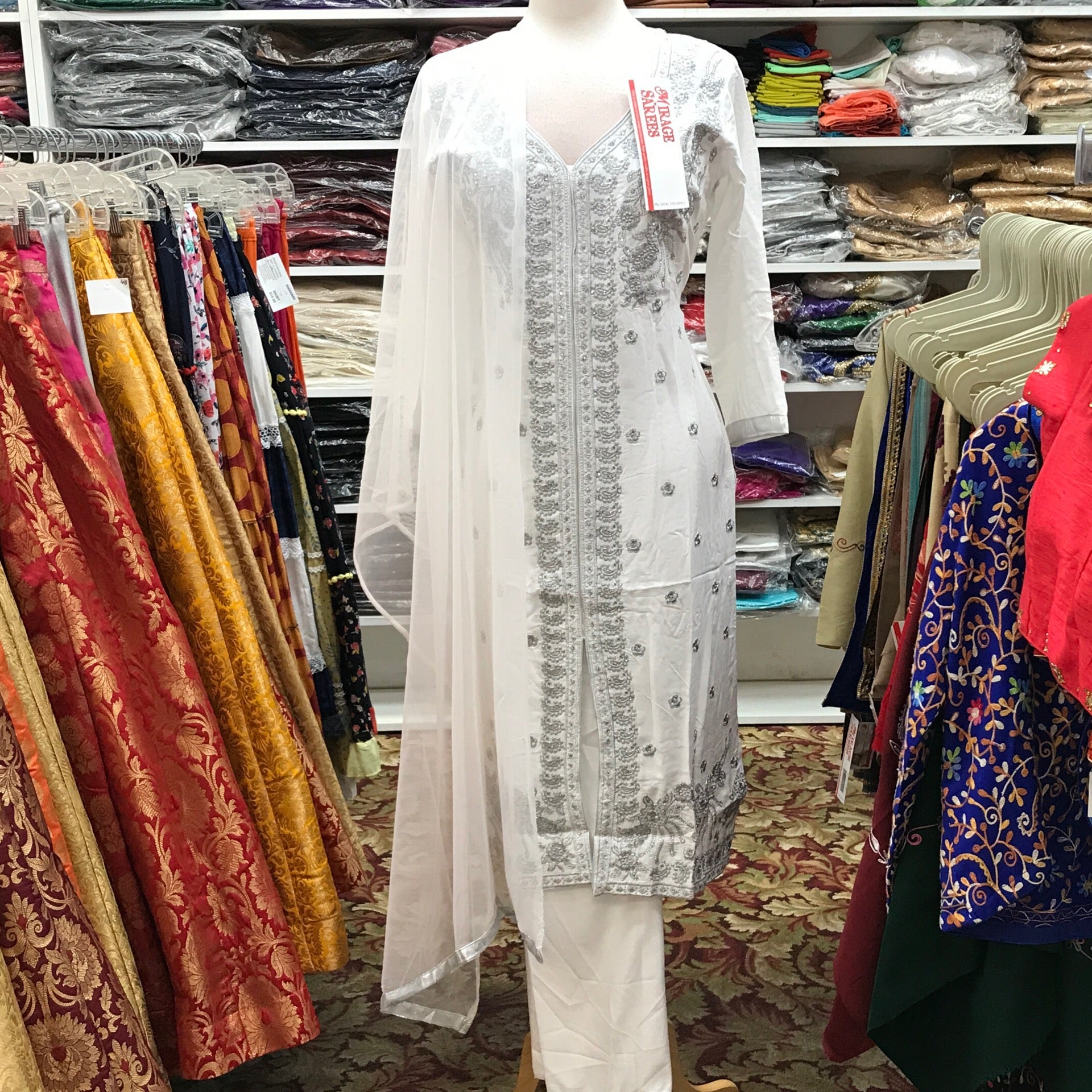 KURTA TROUSER SCARF SIZE 40
