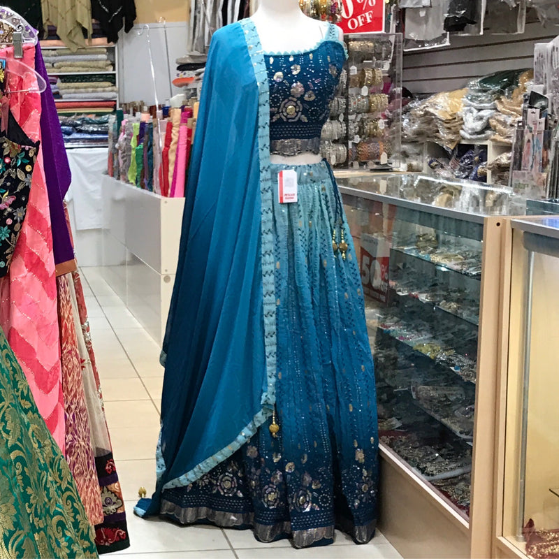 LEHENGA CHOLI SCARF, SIZE 44