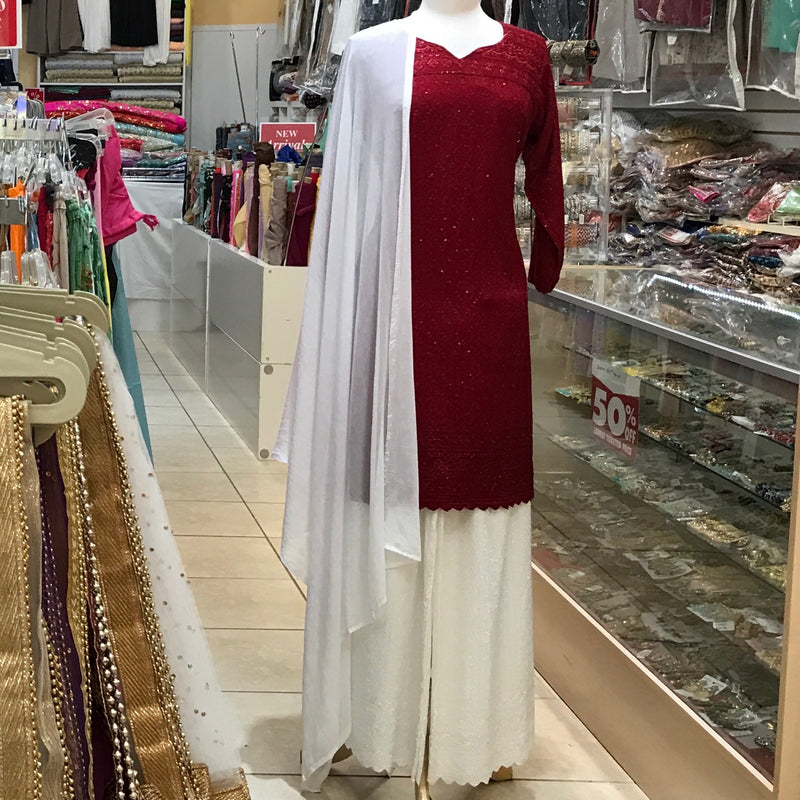 KURTA TROUSER SCARF SIZE 44