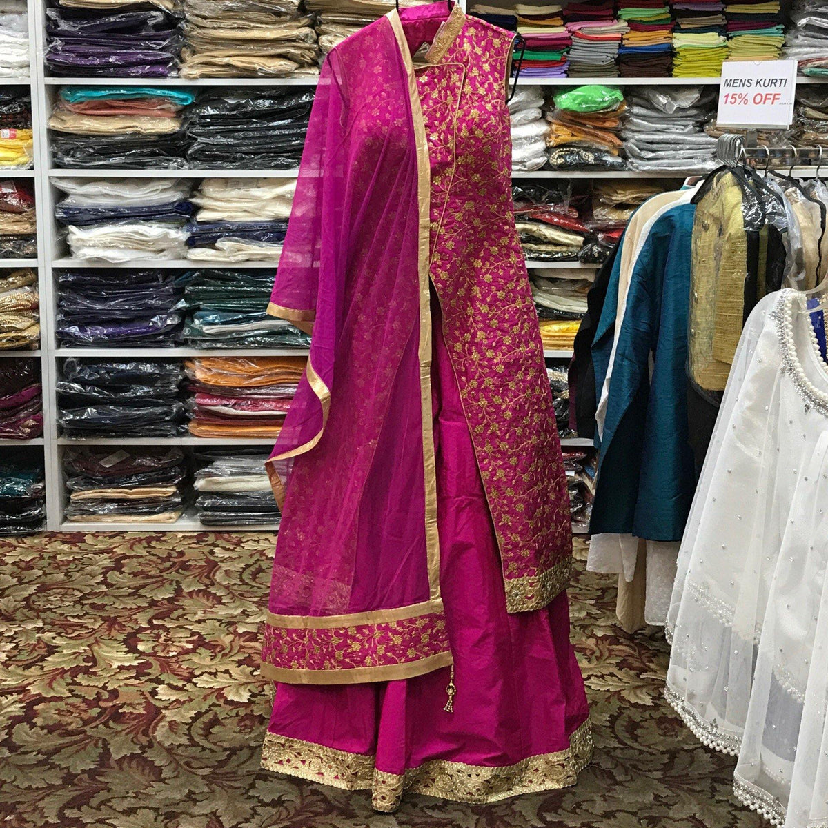 Anarkali/gown With Dupatta Size 40 - Mirage Sari Center