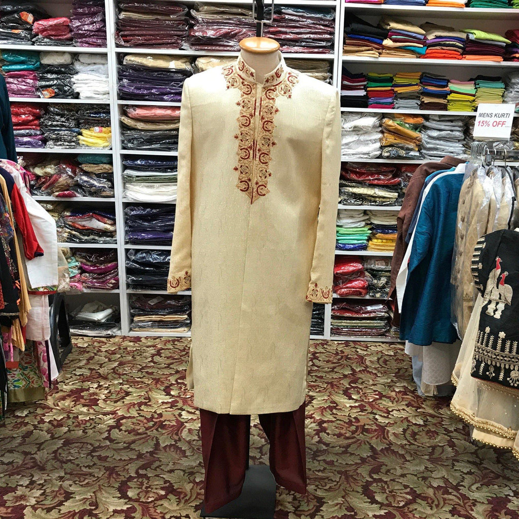 Sherwani Shalwar Suit Size 42 - Mirage Sari Center