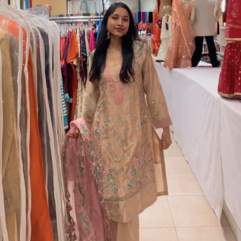 KURTA TROUSER SCARF