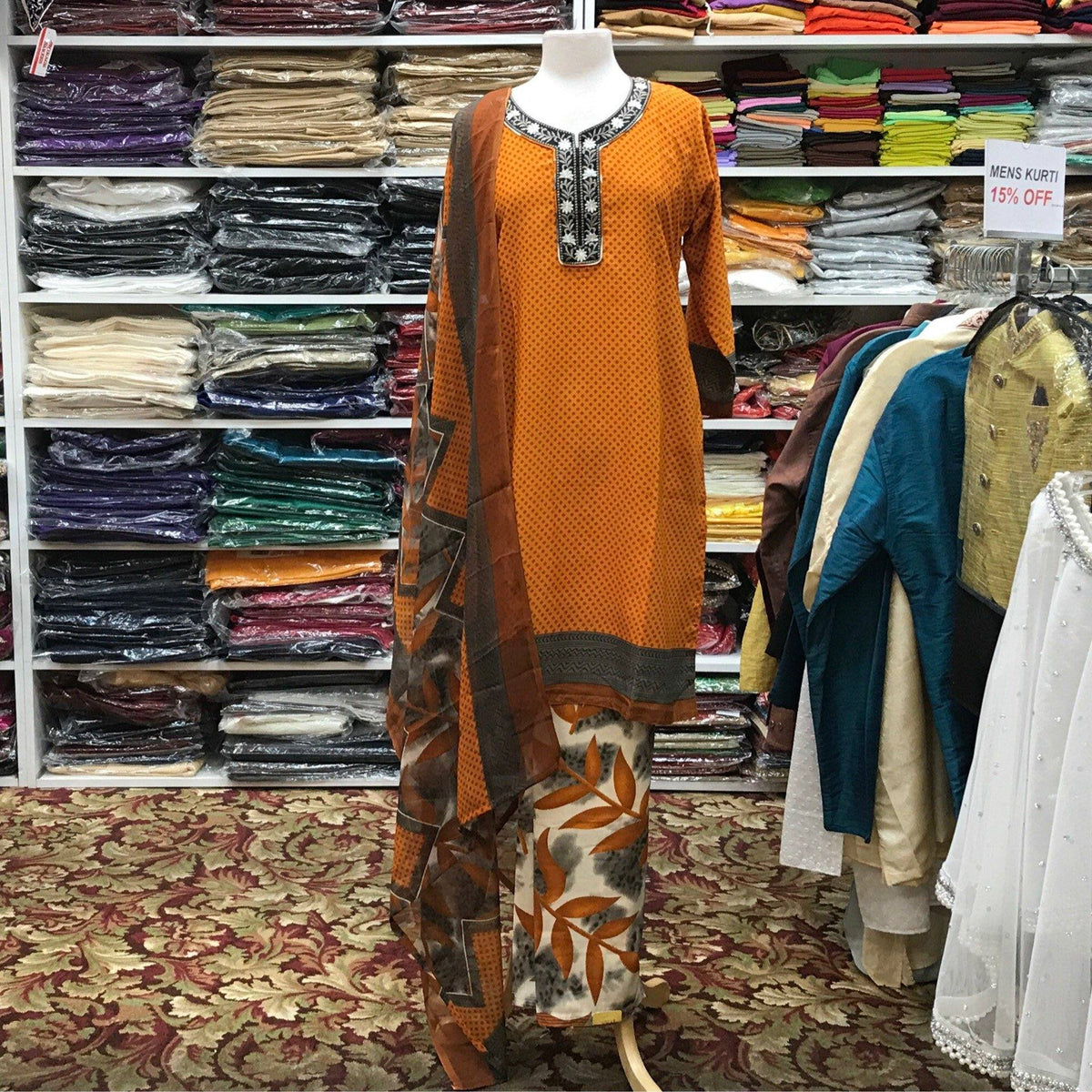 Kurta Shalwar Dupatta Size 44 - Mirage Sarees