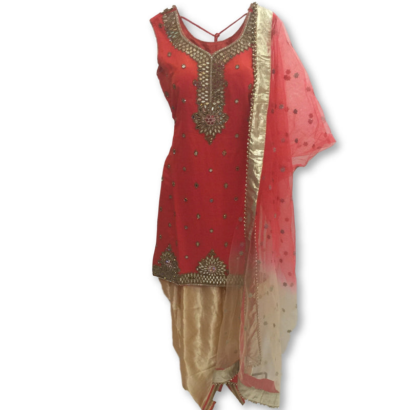 Shalwar Kameez (DHOTI STYLE)Size 40