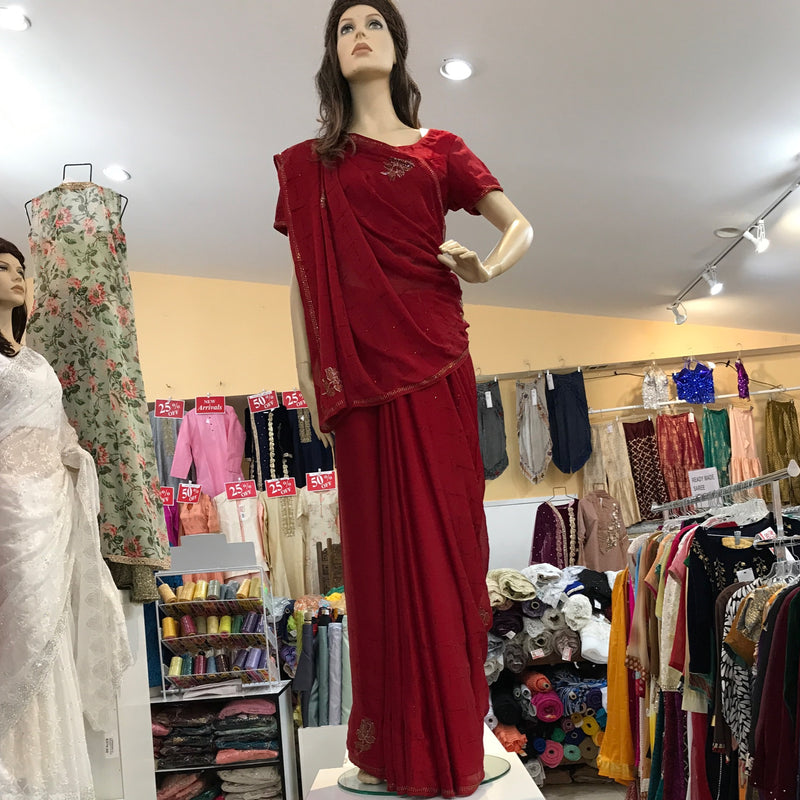 EMB SAREE R BLOUSE
