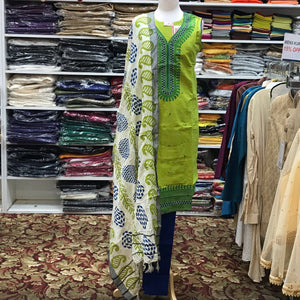 Kurta Churidar Dupatta Size 38 - Mirage Sarees
