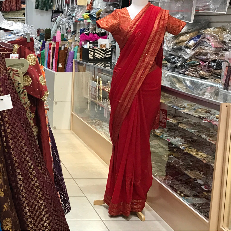 EMB SAREE R BLOUSE