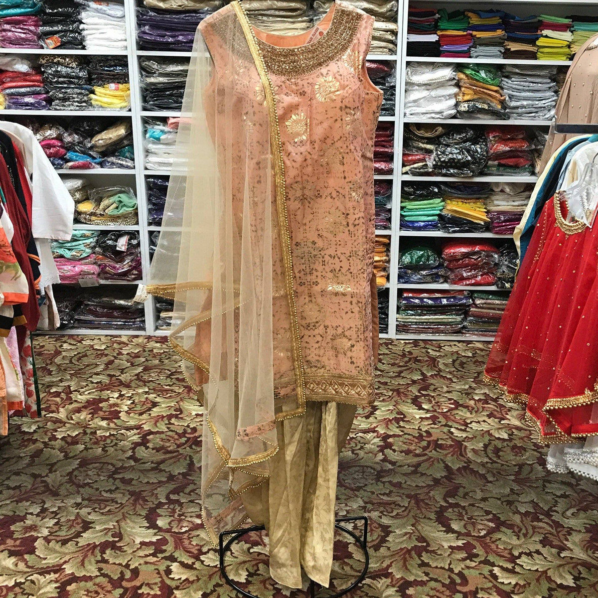 Kurta Shalwar Dupatta Size 44 - Mirage Sarees