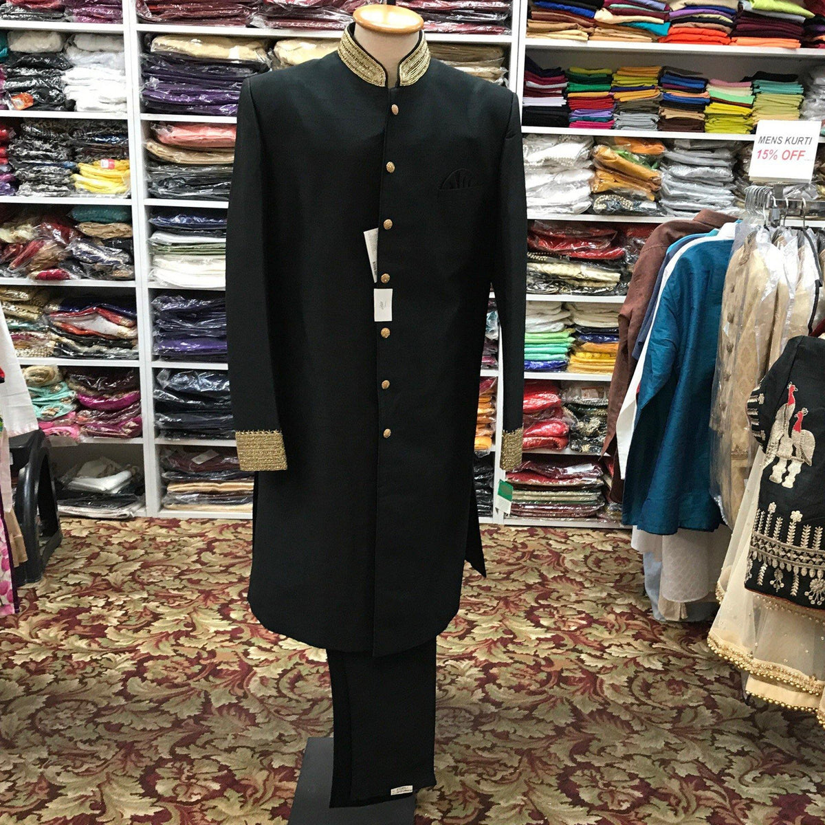 Sherwani Pajama Suit Size 44 - Mirage Sari Center