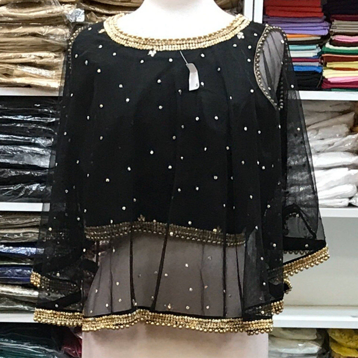 Poncho Blouse Size 36 - Mirage Sarees