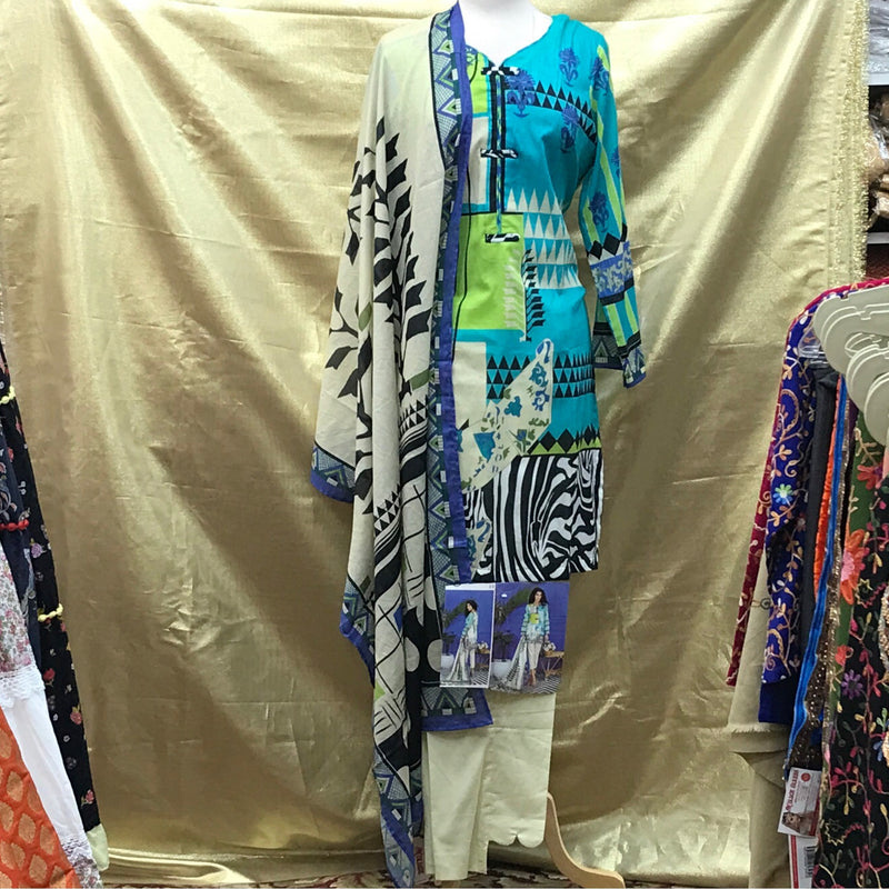 KURTA TROUSER SCARF SIZE 46