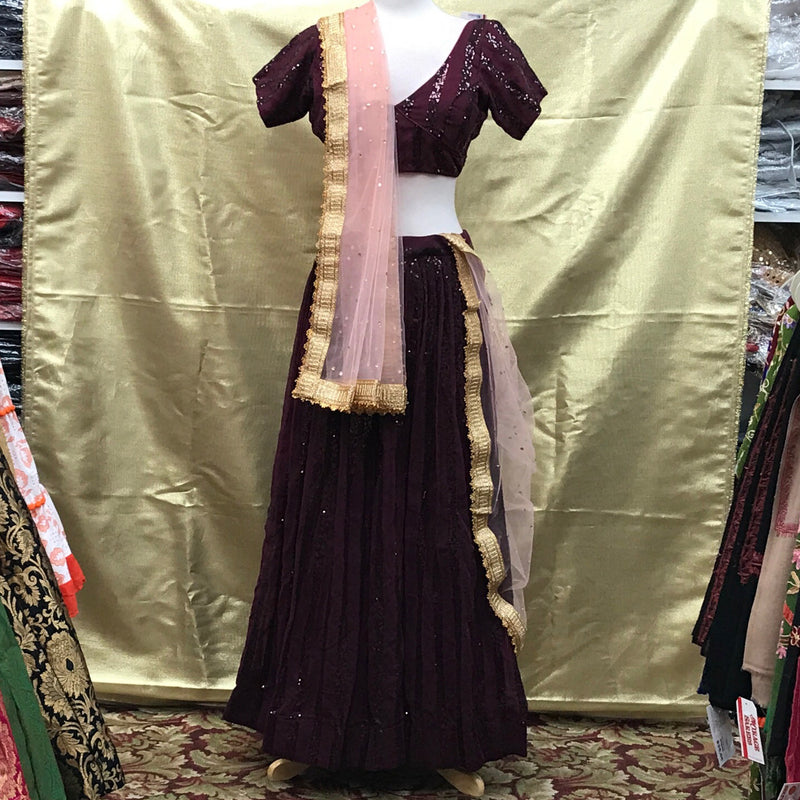 LEHENGA CHOLI DUPATTA SIZE 38