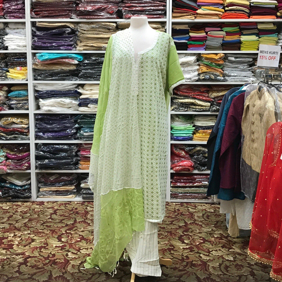 Kurta Shalwar Dupatta Size 58 - Mirage Sari Center