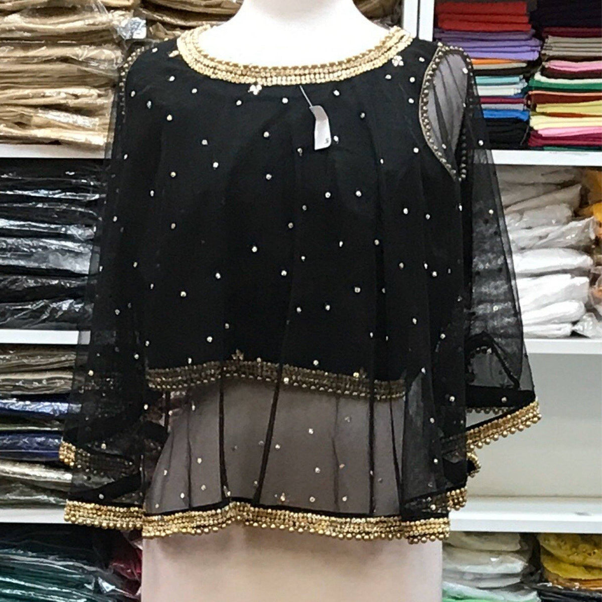 Poncho Blouse Size 42 - Mirage Sarees