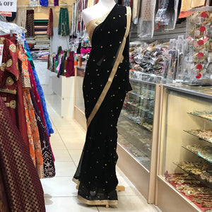 EMB SAREE WITH BLOUSE PCS