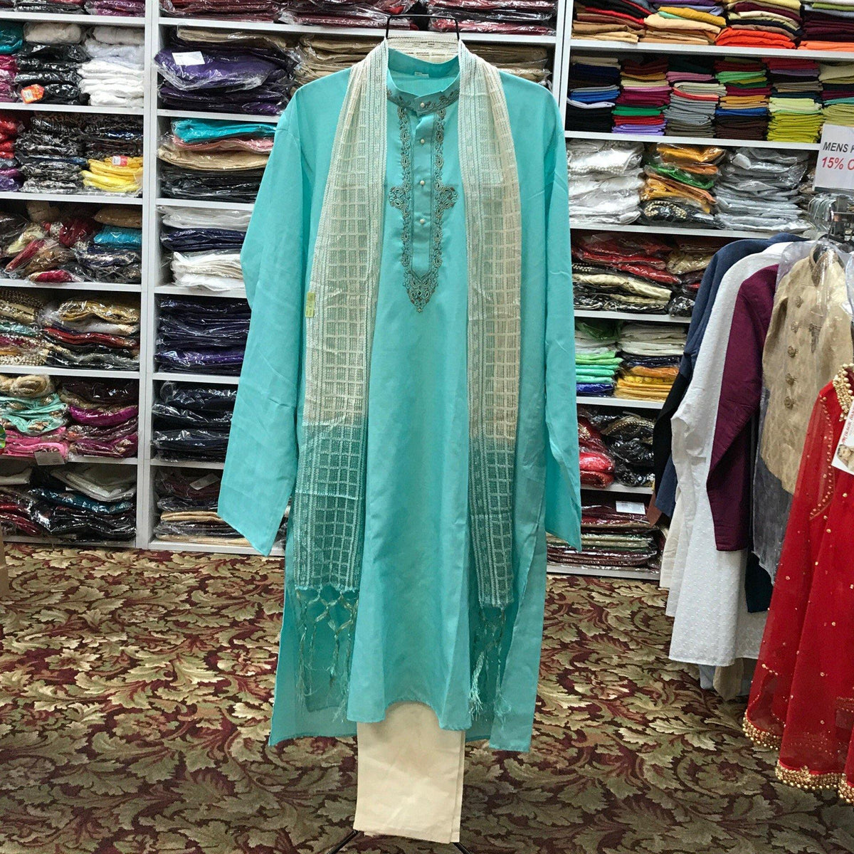 Kurta Pajama With Dupatta Size 52 - Mirage Sari Center