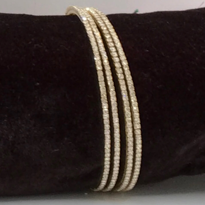 BANGLES 4 PCS SIZE 2.12