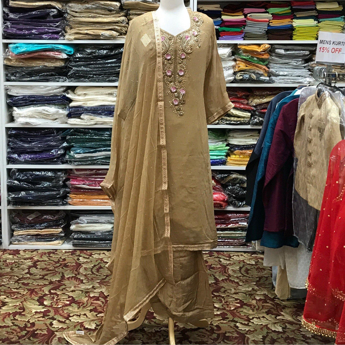 Kurta Shalwar Dupatta Size 56 - Mirage Sari Center