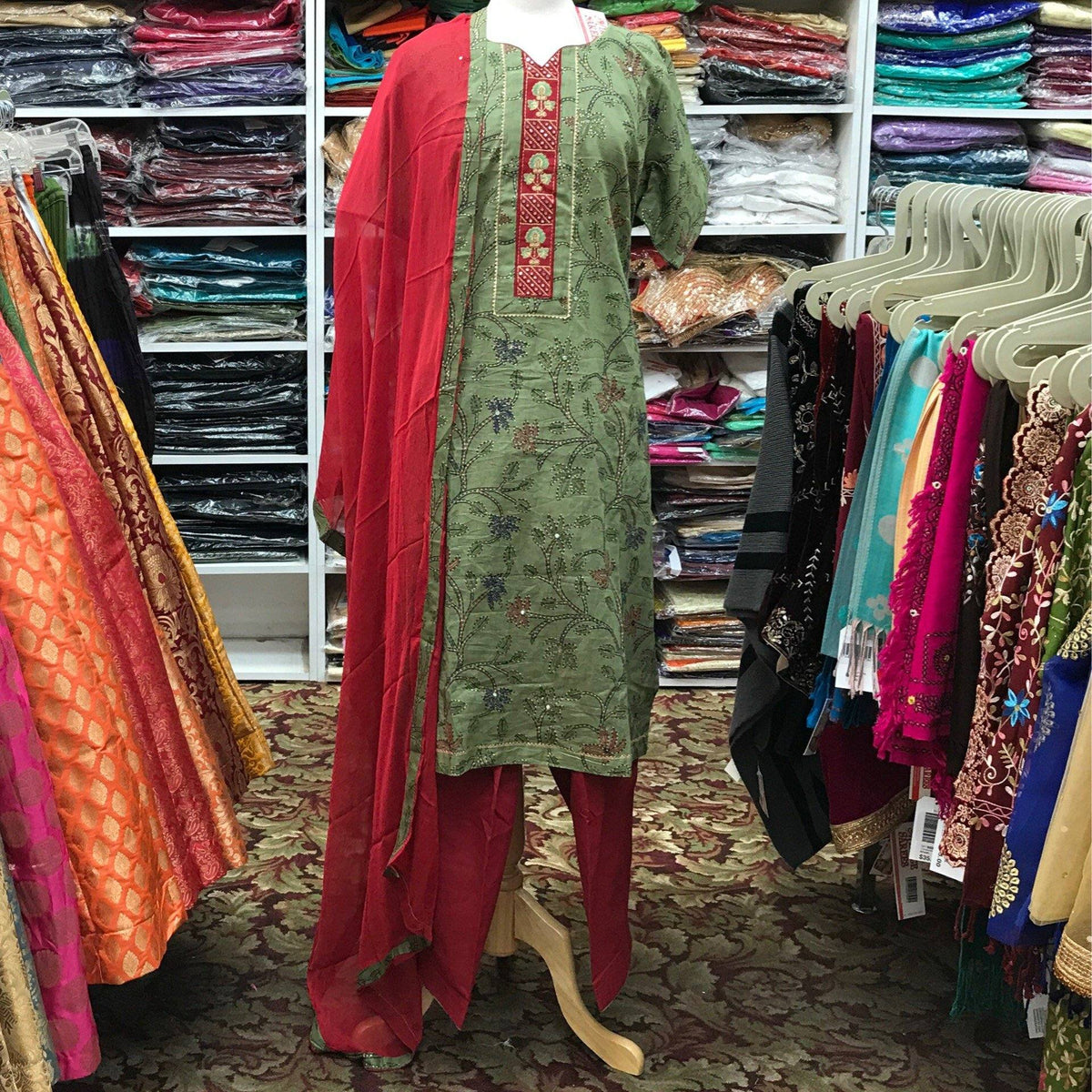 KURTA TROUSER SCARF SIZE 52 - Mirage Sarees