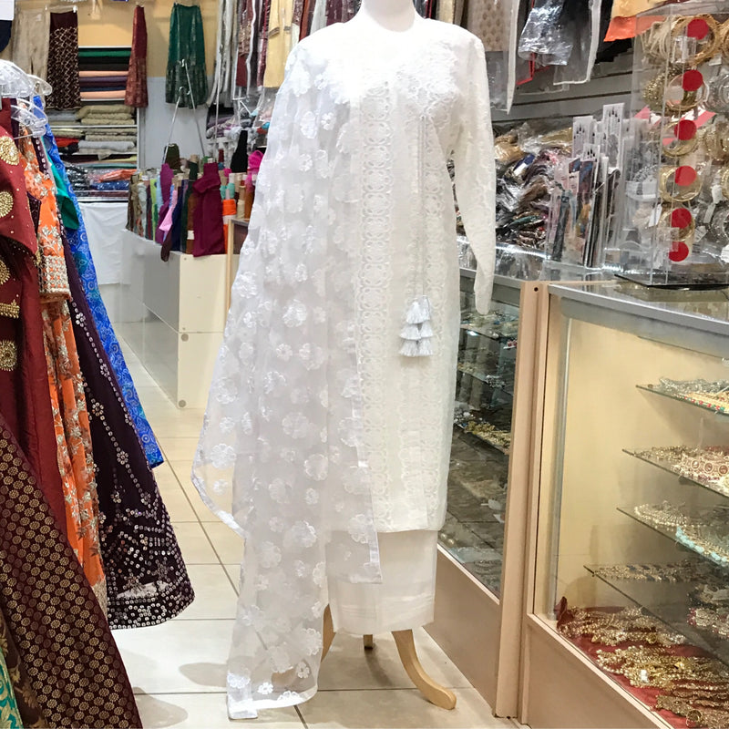 KURTA TROUSER SCARF, SIZE 48
