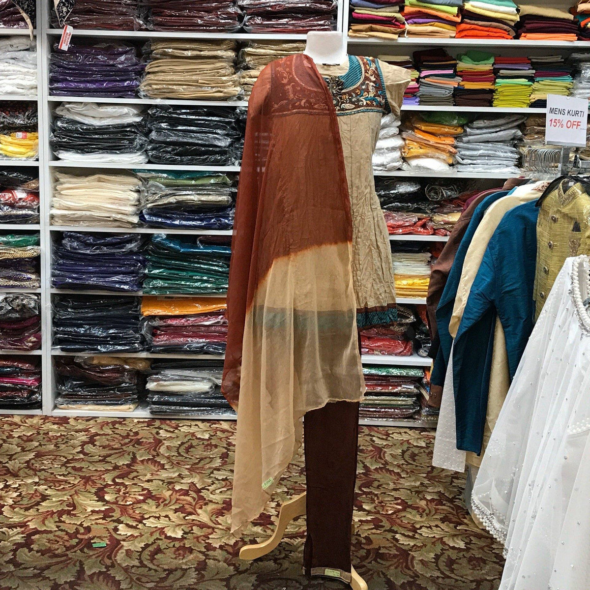 Kurta Churidar Dupatta Size 36 - Mirage Sarees
