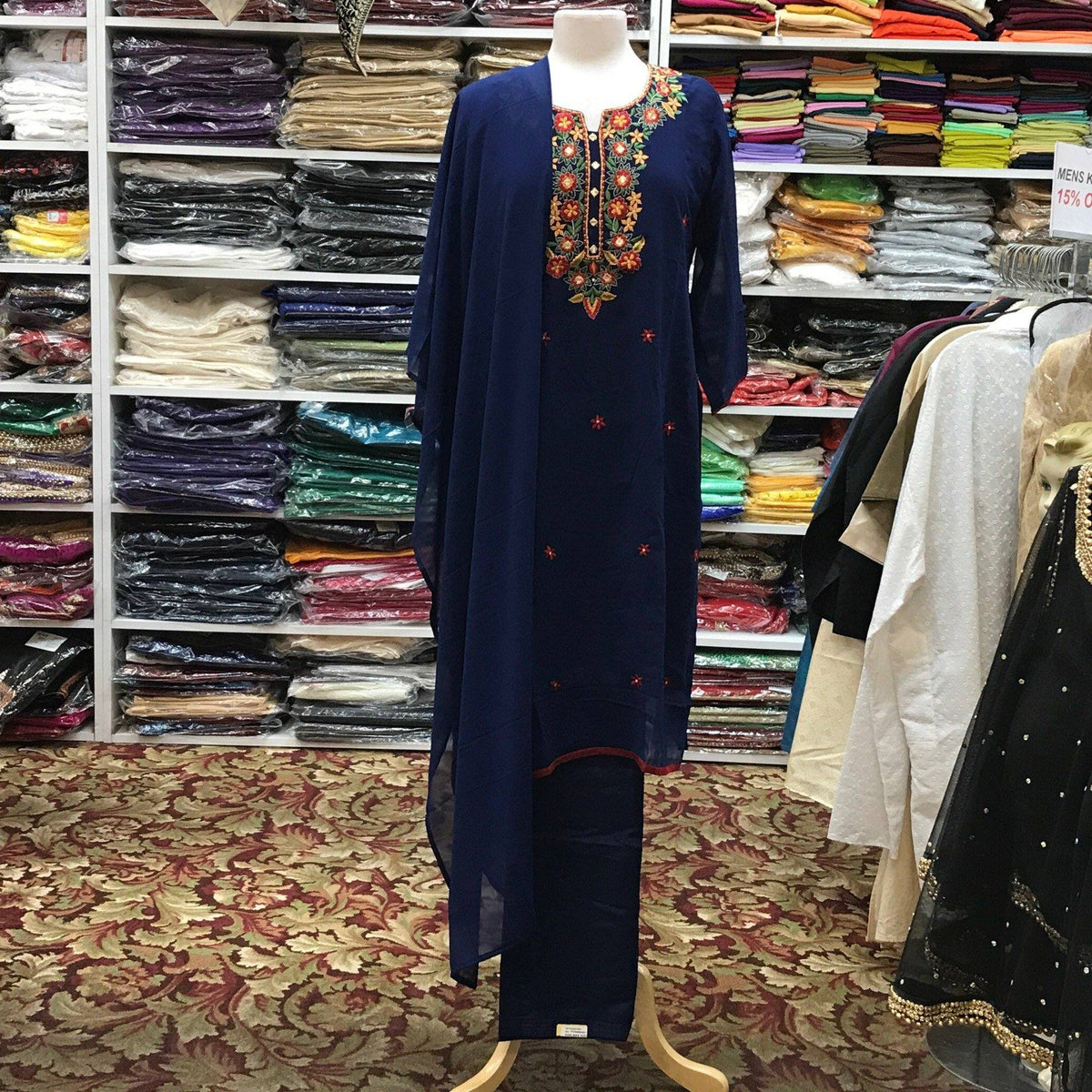 Kurta Shalwar Dupatta Size 42 - Mirage Sarees