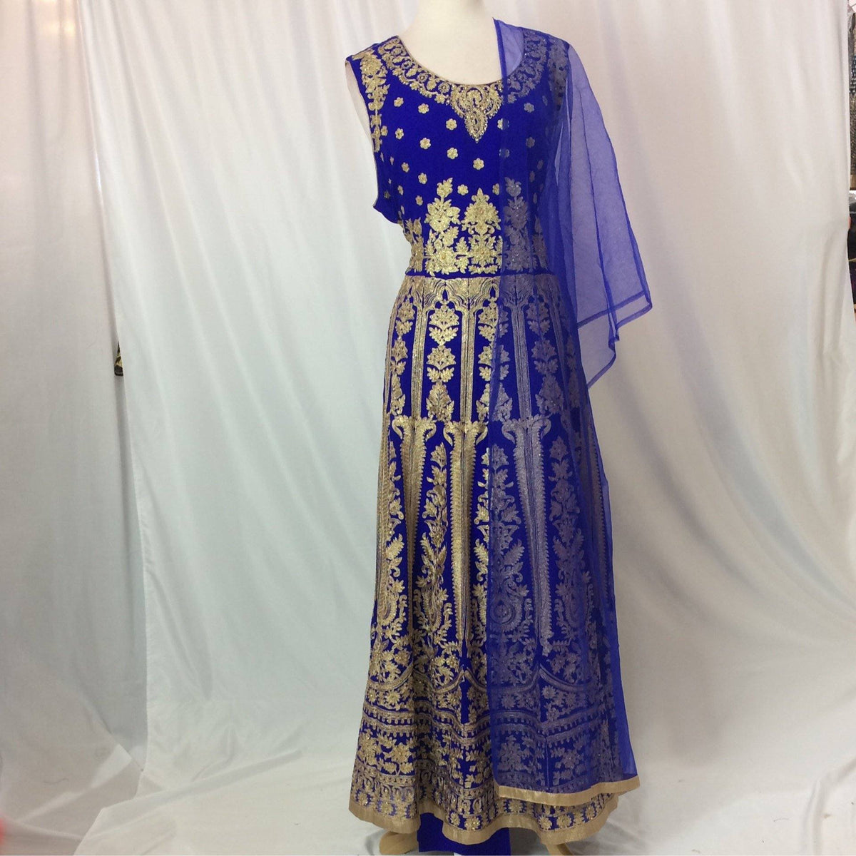 Anarkali Gown Churidar Size 56 - Mirage Sarees