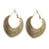 Ethnic geometric golden silver color indian earrings jewelry vintage dangle statement earrings