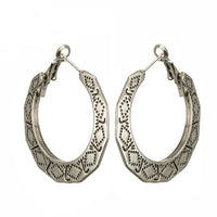 Ethnic geometric golden silver color indian earrings jewelry vintage dangle statement earrings