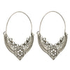 Ethnic geometric golden silver color indian earrings jewelry vintage dangle statement earrings