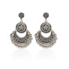 Ethnic geometric golden silver color indian earrings jewelry vintage dangle statement earrings