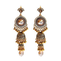 Retro Gold Earrings Indian Jewelry For Women